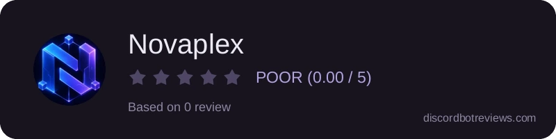 Rating widget preview for Novaplex