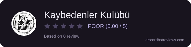 Rating widget preview for Kaybedenler Kulübü
