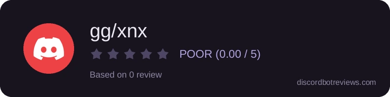 Rating widget preview for gg/xnx