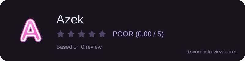 Rating widget preview for Azek