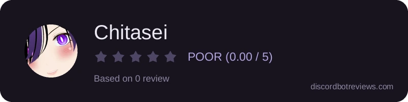Rating widget preview for Chitasei