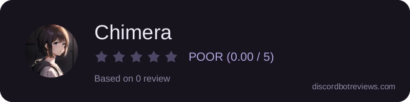 Rating widget preview for Chimera