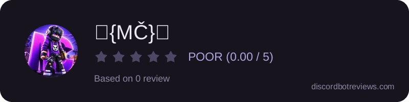 Rating banner for ⚔{MČ}🛡