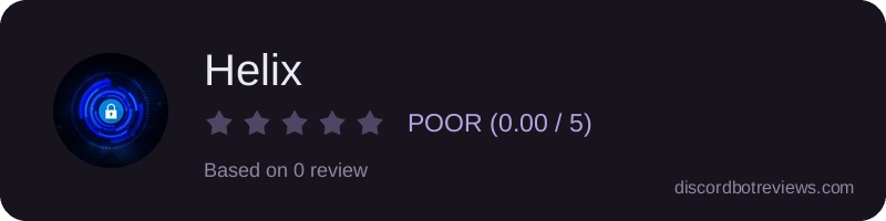 Rating widget preview for Helix