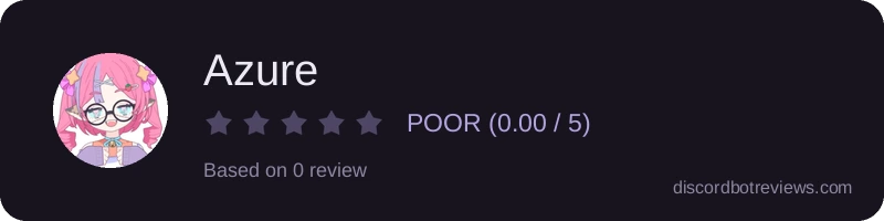 Rating widget preview for Azure