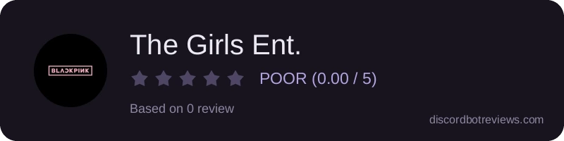 Rating widget preview for The Girls Ent.