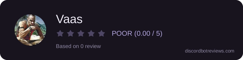 Rating widget preview for Vaas
