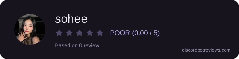 Rating widget preview for sohee
