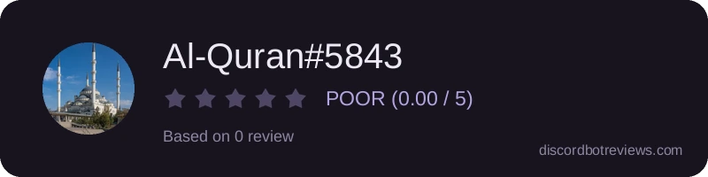 Rating widget preview for Al-Quran#5843