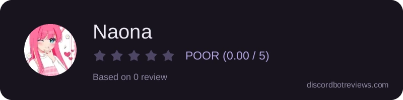 Rating widget preview for Naona