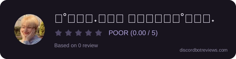 Rating widget preview for ♡˚₊‧⁺˖𝐊𝐢𝐦 𝐬𝐮𝐧𝐨𝐨♡˚₊‧⁺˖