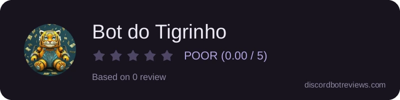 Rating banner for Bot do Tigrinho
