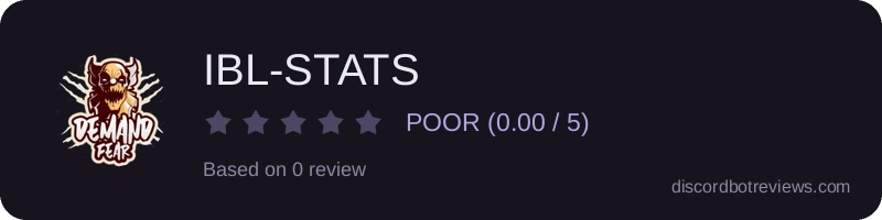 Rating banner for IBL-STATS