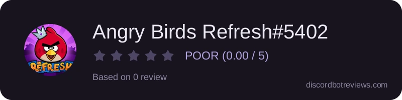 Rating widget preview for Angry Birds Refresh#5402