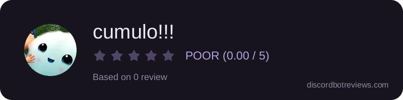 Rating widget preview for cumulo!!!