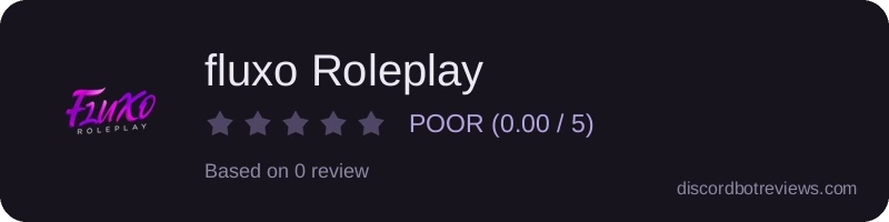 Rating widget preview for fluxo Roleplay