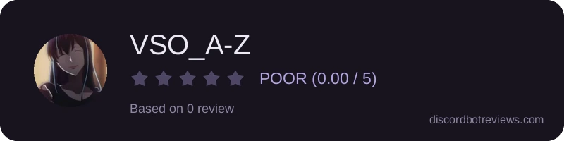 Rating widget preview for VSO_A-Z