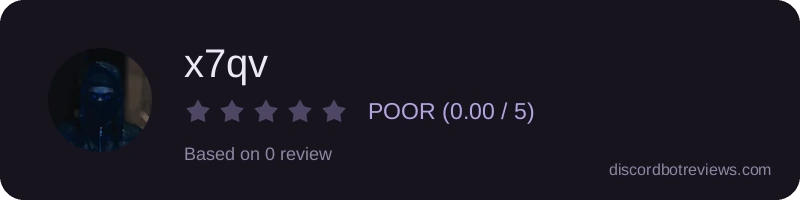 Rating widget preview for x7qv