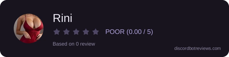 Rating widget preview for Rini