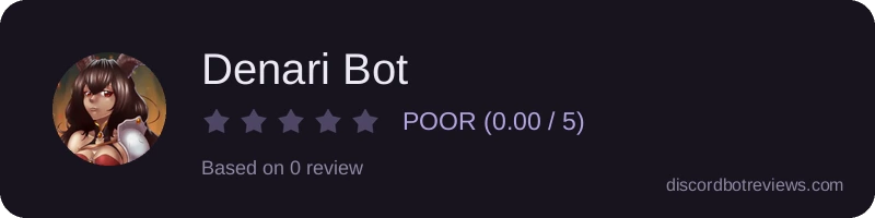 Rating banner for Denari Bot