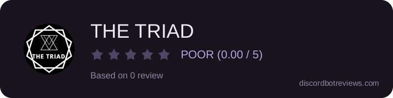 Rating banner for THE TRIAD