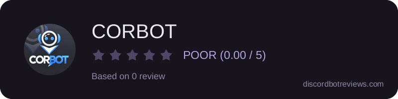 Rating widget preview for CORBOT
