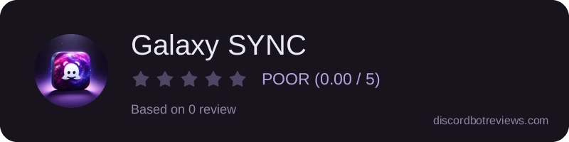 Rating widget preview for Galaxy SYNC
