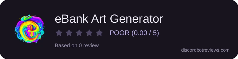 Rating widget preview for eBank Art Generator