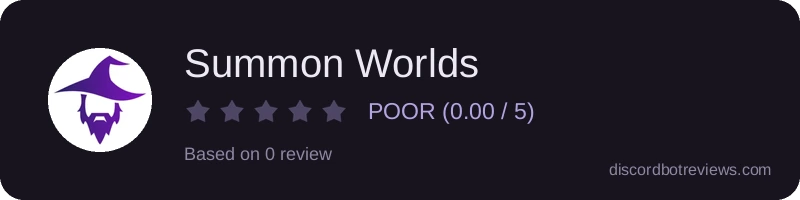 Rating widget preview for Summon Worlds
