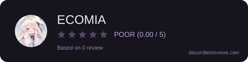 Rating widget preview for ECOMIA