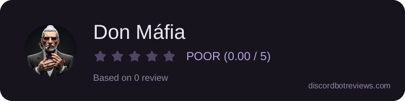 Rating widget preview for Don Máfia