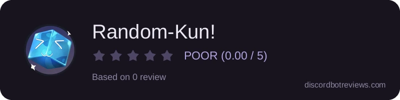 Rating widget preview for Random-Kun!