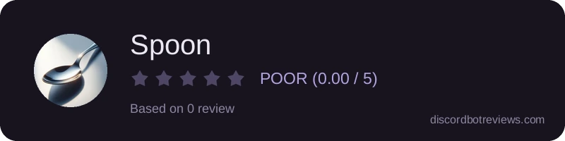 Rating widget preview for Spoon