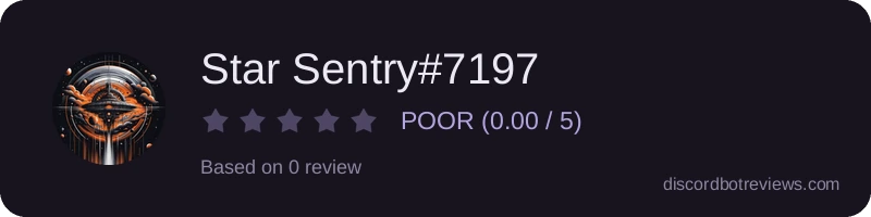 Rating widget preview for Star Sentry#7197