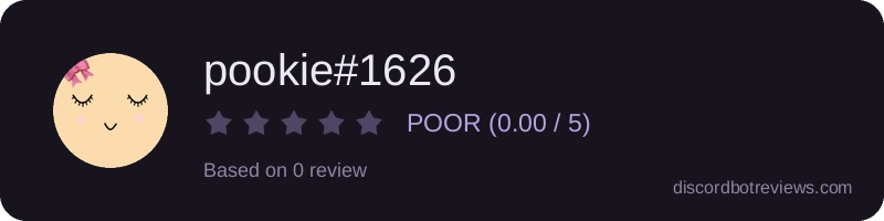 Rating widget preview for pookie#1626