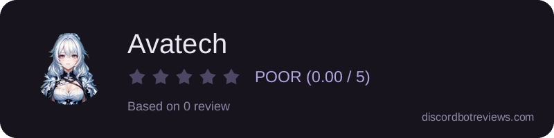 Rating widget preview for Avatech