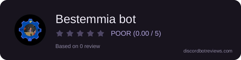 Rating banner for Bestemmia bot