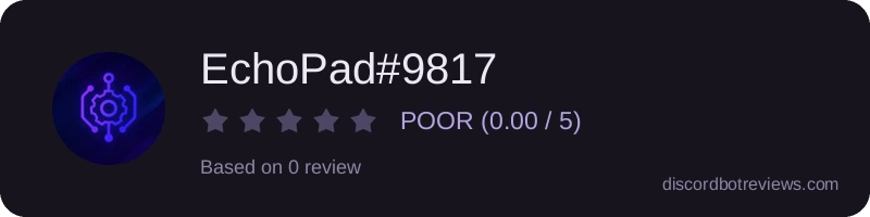 Rating widget preview for EchoPad#9817