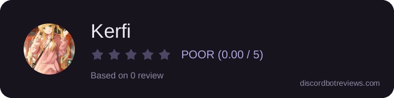 Rating widget preview for Kerfi
