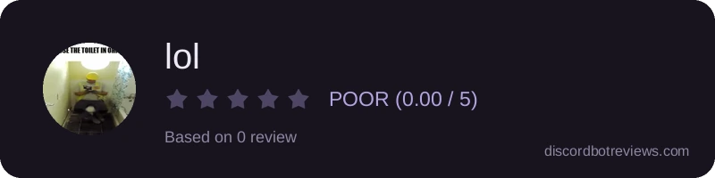 Rating widget preview for lol
