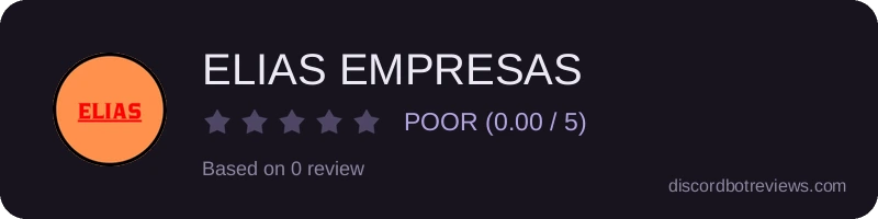 Rating widget preview for ELIAS EMPRESAS