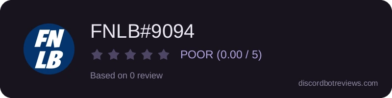 Rating widget preview for FNLB#9094