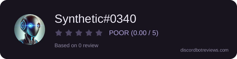 Rating widget preview for Synthetic#0340