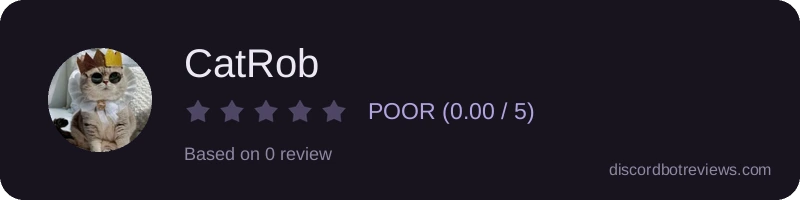 Rating widget preview for CatRob