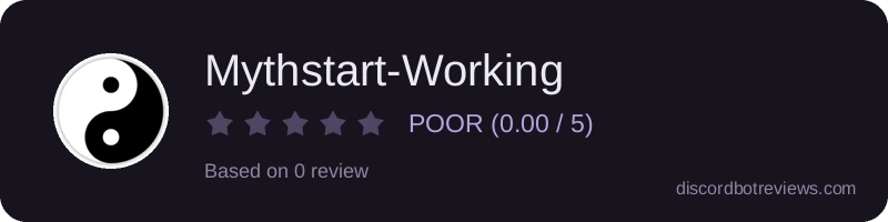 Rating widget preview for Mythstart-Working