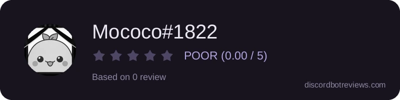 Rating widget preview for Mococo#1822