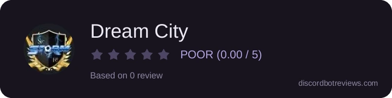 Rating widget preview for Dream City