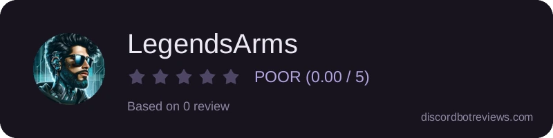 Rating widget preview for LegendsArms