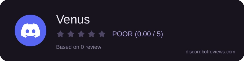Rating banner for Venus
