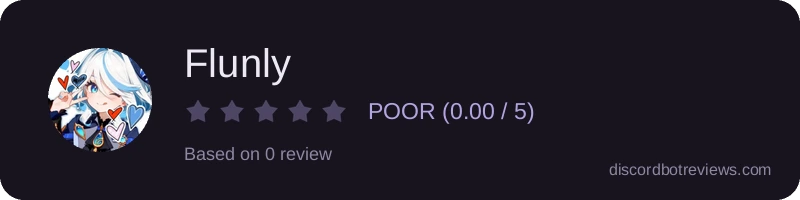Rating widget preview for Flunly